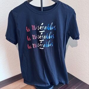 Les Misérables Graphic Tee - Black Adult medium